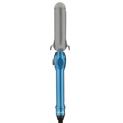 BaBylissPRO Nano Titanium Spring Curling Iron Blue 1.5" - Imperfect Box by This is Beauty US