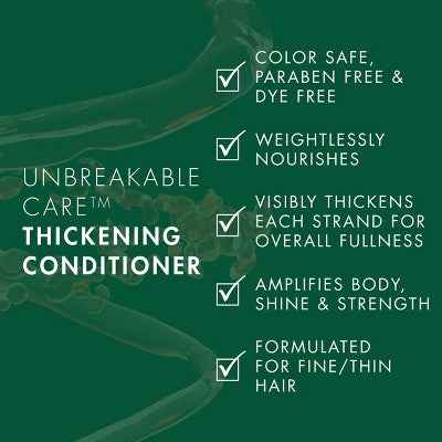 Nexxus Unbreakable Care Biotin Conditioner For Fine &amp; Thin Hair 13.5 fl oz - New