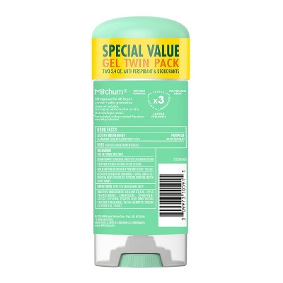 Mitchum Triple Odor Defense Gel Deodorant Shower Fresh 3.4oz/2pk - New by This is Beauty US