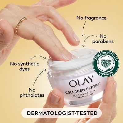 Olay Regenerist Face Moisturizer Collagen Peptide 24 Cream 1.7oz. - Imperfect Box