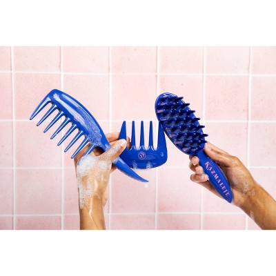 KAZMALEJE KurlsPlus Hair Comb Blue - New by This is Beauty US