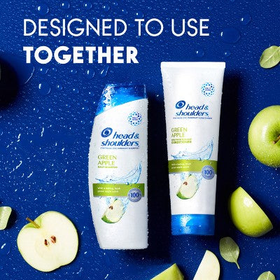 Head &amp; Shoulders Green Apple Dual Pack 23.4 fl oz/2ct - New by This is Beauty US