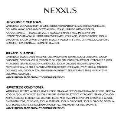 Nexxus Hy-Volume Leave-In Cloud Foam Hair Mousse 5.5 fl oz - New