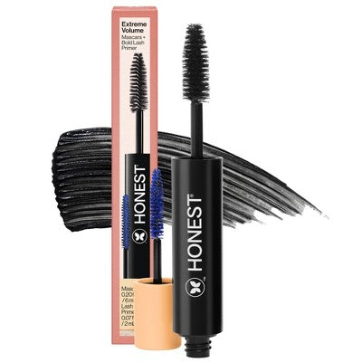 Honest Beauty Extreme Volume Mascara + Bold Lash Primer Black 0.27 fl oz - Imperfect Box by This is Beauty US