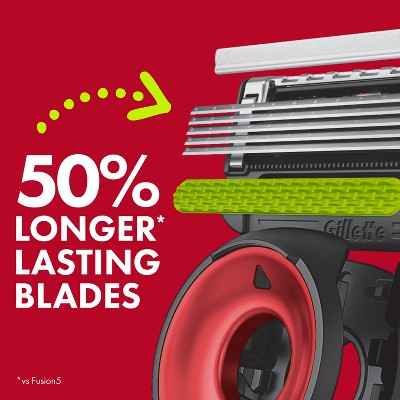 Gillette Labs Mens Special NFL Chiefs Edition Shaving Razor with 4 Refills and Magnetic Stand - New