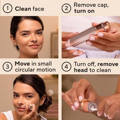 Finishing Touch Flawless Facial Hair Remover Electric Razor for Women - Missing Box by This is Beauty US