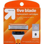 Men's Five Blade FITS Cartridges 8ct up&up - New