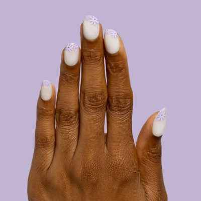 Olive &amp; June Press-On Nails Floral Pack Floral Tip/Floral Doodle 64ct/2pk - New