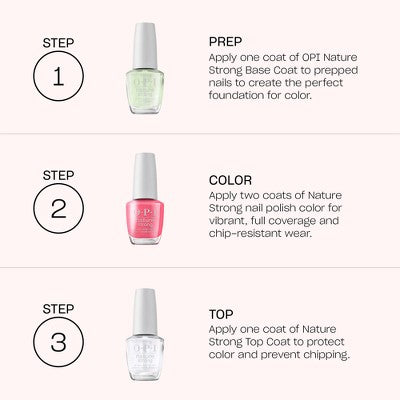 OPI Nature Strong Nail Polish Right As Rain 0.5 fl oz - New