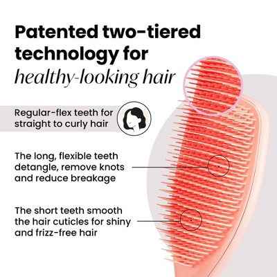 Tangle Teezer Ultimate Detangler Hair Brush Large Peach - New