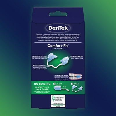 DenTek Comfort-Fit Dental Guard for Nighttime Teeth Grinding 2ct with Storage Case - Imperfect Box by This is Beauty US