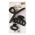 scunci Assorted Styles Claw Clips Matte Black All Hair 3pcs - Imperfect Box by This is Beauty US