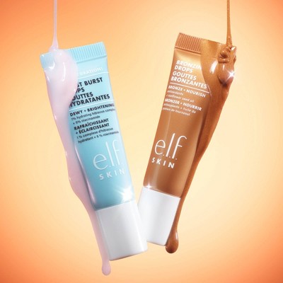 e.l.f. SKIN The Hottest Drops Duo Bronzing Drops &amp; Holy Hydration 2ct/0.33oz - Imperfect Box