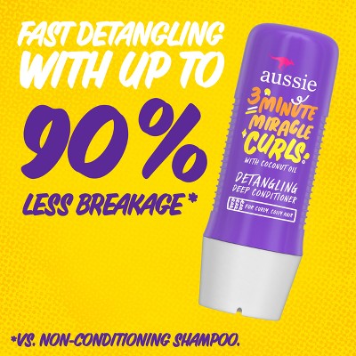 Aussie 3 Minutes Miracle Curls Detangling Deep Conditioner 8 fl oz - New by This is Beauty US