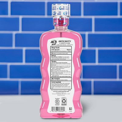 ACT Kids Bubblegum Anticavity Fluoride Mouthwash 16.9 fl oz - New by This is Beauty US