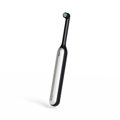 quip Rev Oscillating Rechargeable Electric Toothbrush Black/Silver - Imperfect Box by This is Beauty US