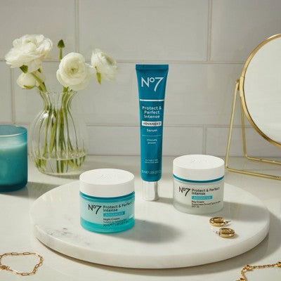 No7 Protect &amp; Perfect Intense Advanced Moisturizing Night Cream 1.69 fl oz - Imperfect Box