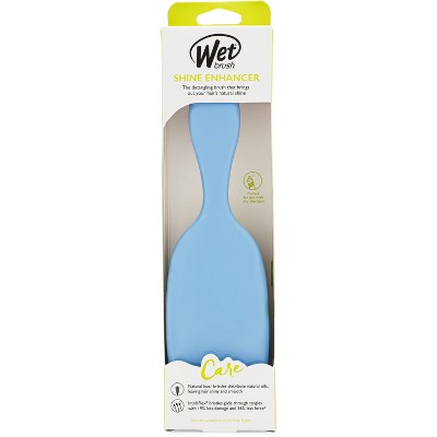 Wet Brush Shine Enhancer Hair Brush Between Wash Days to Distribute Natural Oils Solid Sky Blue - Imperfect Box by This is Beauty US