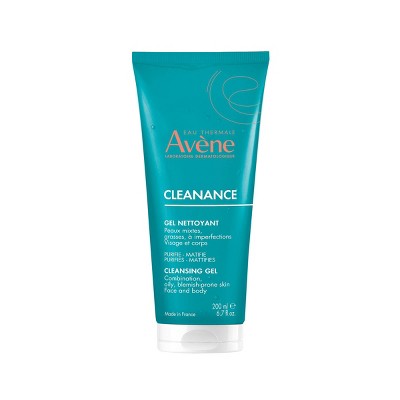 Avene Cleanance Cleansing Face and Body Gel for Acne Prone &amp; Oily Skin 6.7 fl oz - Imperfect Container by This is Beauty US