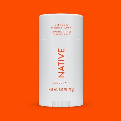 Native Solid Deodorant for Men &amp; Women Citrus &amp; Herbal Musk 2.65oz - Imperfect Container by This is Beauty US