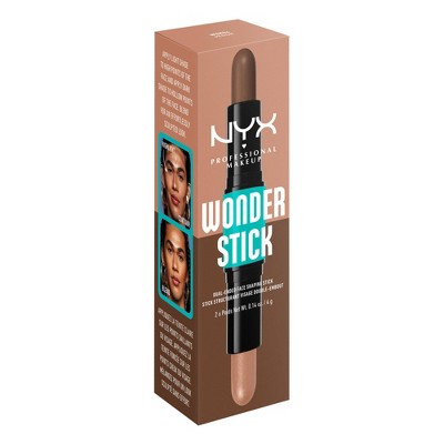 NYX Professional Makeup Wonder Stick 2-in-1 Highlight &amp; Contour 04 Medium 0.28oz - Imperfect Box