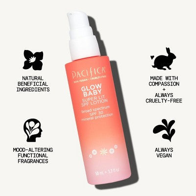 Pacifica Glow Baby Super Glow Face Lotion SPF 30 1.7 fl oz - Missing Box by This is Beauty US