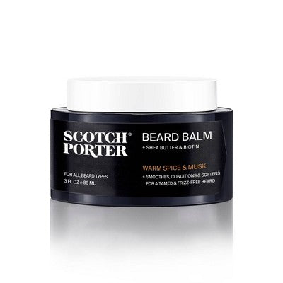 Scotch Porter Shea Butter &amp; Biotin Conditioning Beard Balm 3 fl oz - New by This is Beauty US