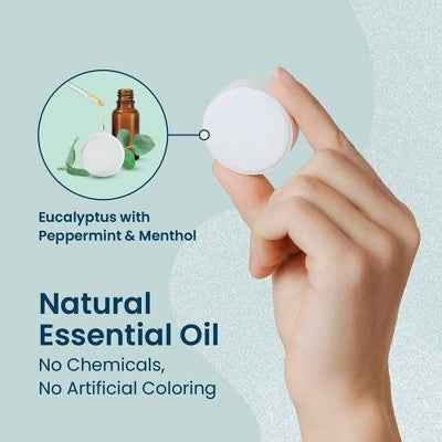 Body Restore Shower Steamers with 100% Natural Essential Oil Eucalyptus &amp; Mint 6ct - New