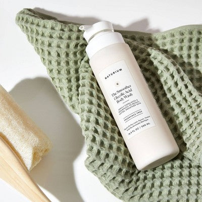 Naturium The Smoother Glycolic Acid Exfoliating Body Wash 16.9 fl oz - Imperfect Container by This is Beauty US