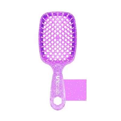 UNbrush Detangler Hair Brush Glitter Amethyst - Imperfect Box by This is Beauty US