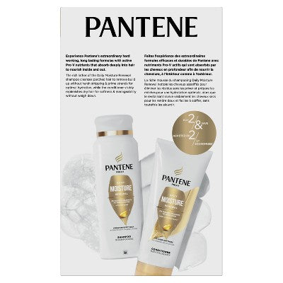 Pantene Pro-V Daily Moisture Renewal Shampoo and Conditioner Bundle 22.4 fl oz - Imperfect Box by This is Beauty US