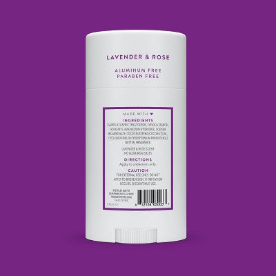 Native Solid Deodorant Lavender &amp; Rose 2.65oz - New
