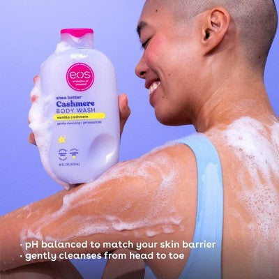 eos Shea Better Cashmere Body Wash Vanilla Cashmere 16 fl oz - Imperfect Container by This is Beauty US