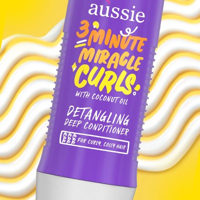 Aussie 3 Minutes Miracle Curls Detangling Deep Conditioner 8 fl oz - New by This is Beauty US