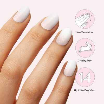 Dashing Diva Glaze Semi-Cured Gel Nail Polish Strips Luxe Expensive 32ct - New