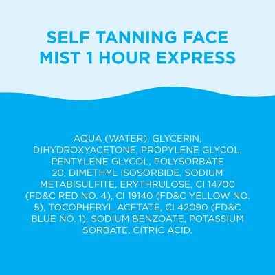 Bondi Sands 1 Hour Express Fragrance Free Self-Tanning Face Mist 2.36 fl oz - New