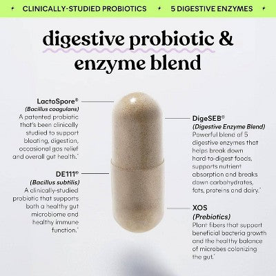 Lemme Debloat Daily Digestive Capsules 60ct - New by This is Beauty US