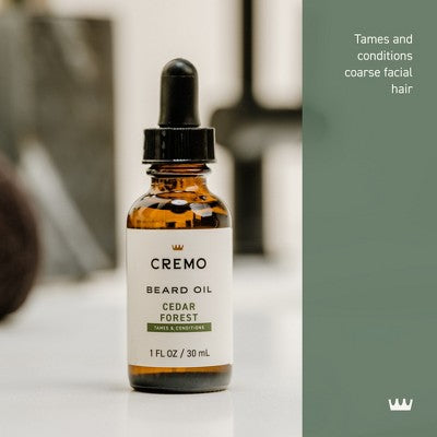 Cremo Forest Blend Revitalizing Beard Oil 1 fl oz - Imperfect Box by This is Beauty US