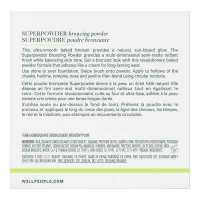 Well People Superpowder Bronzing Powder Sun Glow 0.31oz - Imperfect Box