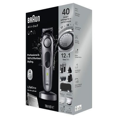 Braun Series 7 AiO7440 Rechargeable 12-in-1 Body, Beard &amp; Hair Trimmer - Imperfect Box by This is Beauty US