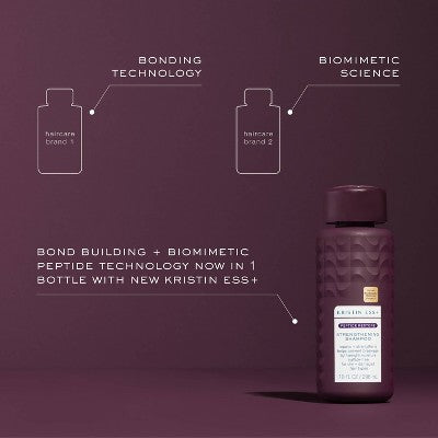 Kristin Ess + Peptide Restore Strengthening Shampoo 10 fl oz - Imperfect Container by This is Beauty US