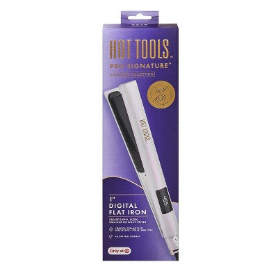 Hot Tools Pro Signature Collection Flat Hair Iron Lavender - Imperfect Box by This is Beauty US
