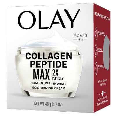 Olay Regenerist Collagen Peptide 24 MAX Face Moisturizer  1.7 fl oz - Imperfect Box