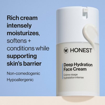Honest Beauty Deep Hydration Face Cream with Shea Butter 1.7 fl oz - Missing Box by This is Beauty US