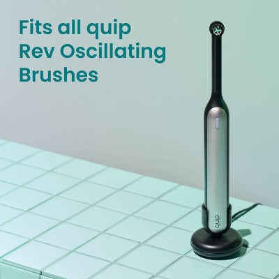quip Rev Oscillating Brush Head Refill White 2pk - Imperfect Box by This is Beauty US