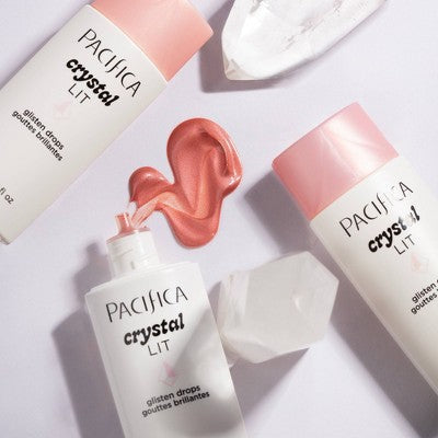Pacifica Crystal Lit Glowy Glisten Drops 1 fl oz - Imperfect Box - DestGlow