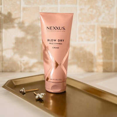 Nexxus Weightless Style Smooth &amp; Full Blow Dry Balm Volumizing Hair Cream 6 fl oz - Imperfect Container