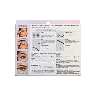 KISS Products Falscara Lash Extension Kit Lengthening Wisps 36ct - Imperfect Box by This is Beauty US