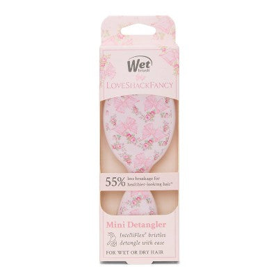 Wet Brush x LoveShackFancy Mini Detangler Hair Brush Rosa Beuax - Imperfect Box by This is Beauty US
