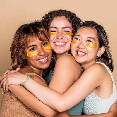 Grace &amp; Stella Energizing Under Eye Mask Gold  24 Pair - New